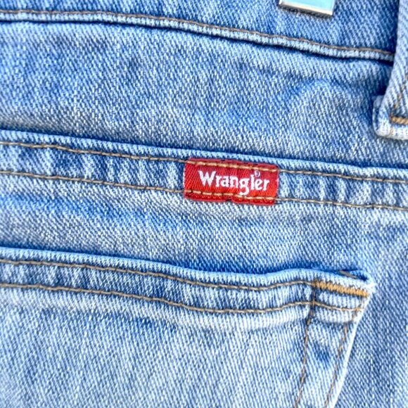 Wrangler Straight Leg Husky Size 12 Denim Jeans with Adjustable Waist - Picture 9 of 12